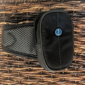 Black Arm Pouch with Mesh Velcro Strap
